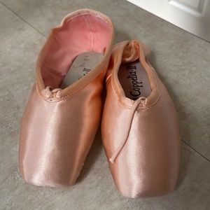 Chacott Coppelia II Ballet Pointe Shoes Made In Spain 31 D M New